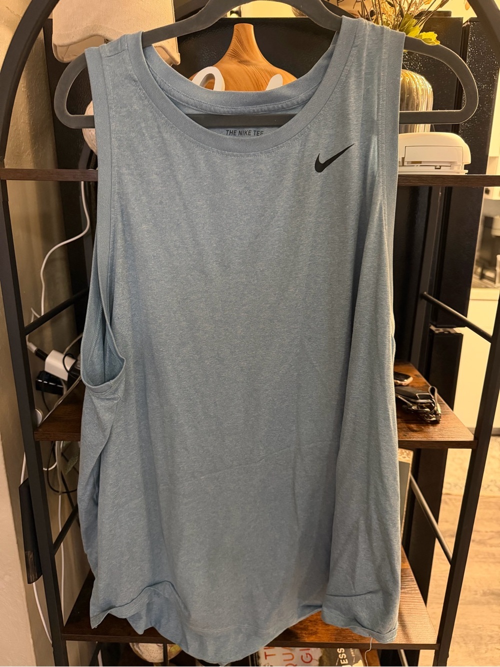 Nike Women’s Heather Sky Blue Athletic Tank Top
